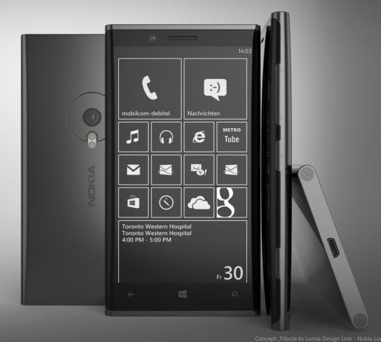 Изображения дня: концепт Nokia Lumia 999