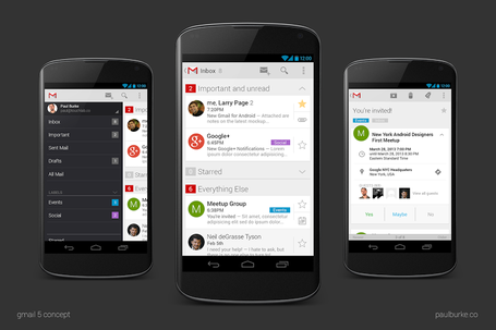 Как должен выглядеть идеальный Gmail для Android