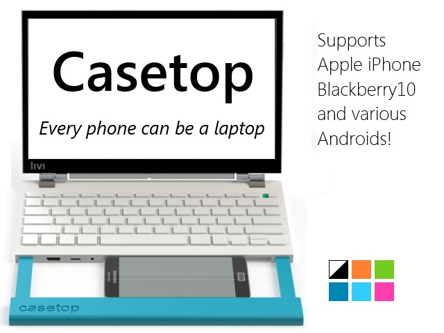 Casetop поможет смартфону стать ноутбуком