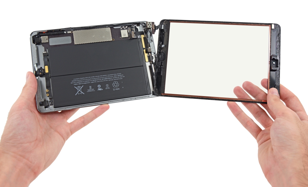 iPad Mini с дисплеем Retina почти не поддается ремонту