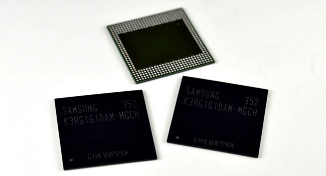 Samsung первой создала мобильную память 8 ГБ