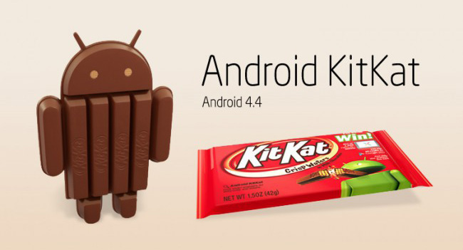 Android KitKat завоевала 1% рынка