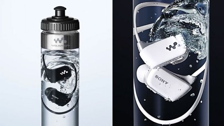 Sony продает свои плееры в бутылках с водой
