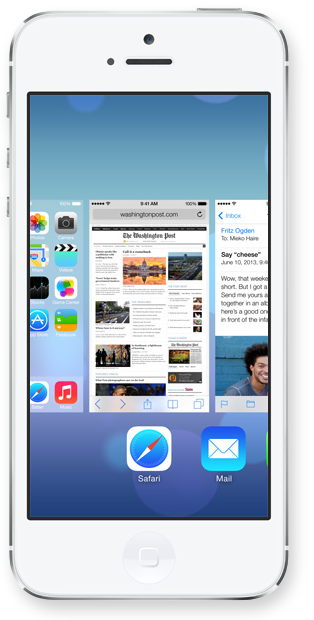 Как в iOS 7 одновременно закрыть несколько приложений