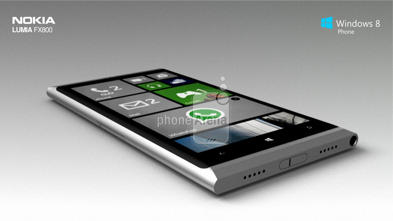 Стали доступны фотографии концепта Nokia Lumia FX800
