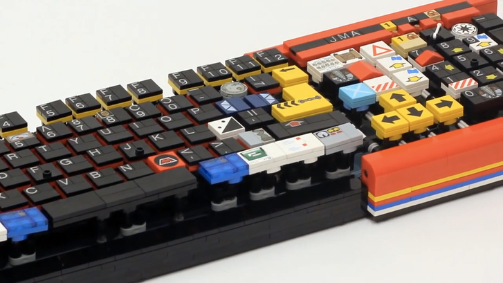 Клавиатура из Lego – необычный способ вводить тексты в компьютер