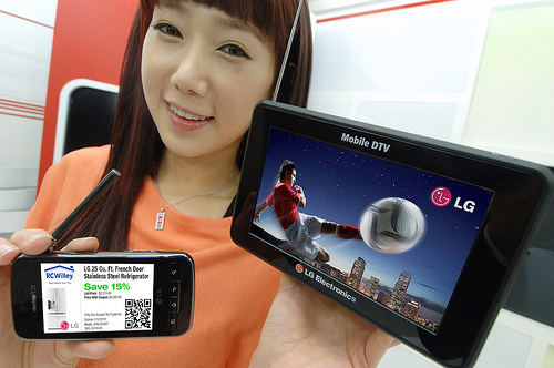 LG представит мобильный 3D-телевизор