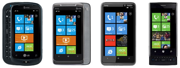Windows Phone 7 получила первое обновление