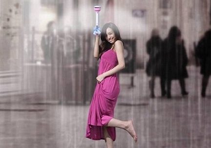 Невидима парасолька захистить від дощу
