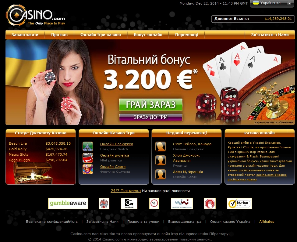 Онлайн казино україна книги бизнес в казино
