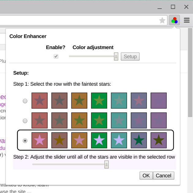 Chrome покаже дальтонікам кольоровий інтернет