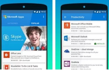 Як шукати програми для Android від Microsoft