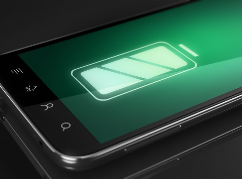 Cell phone battery concept