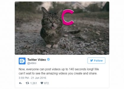 Twitter дозволить публікувати 140-секундні відео
