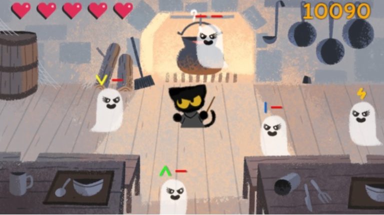 Google випустив гру-дудл на честь Хелловіну