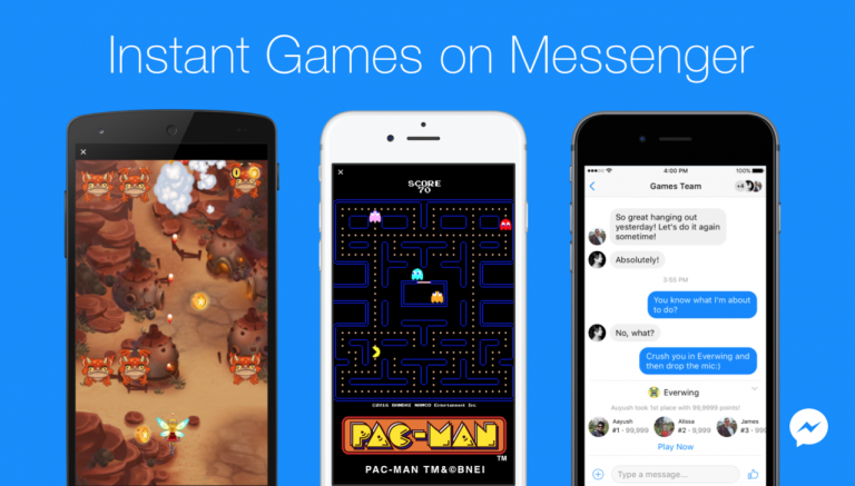 Facebook додав ігри в Messenger і стрічку новин