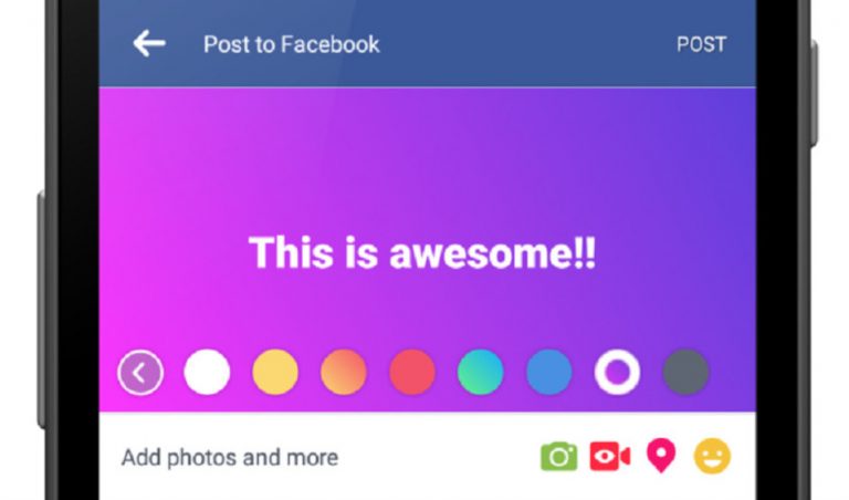 Facebook додає виділення кольором для текстових записів