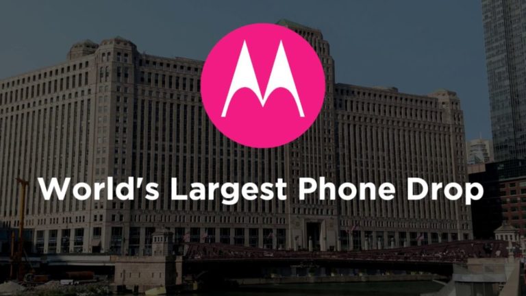 Motorola провела рекордний дроп-тест Moto Z2 Force з екраном, який не б’ється