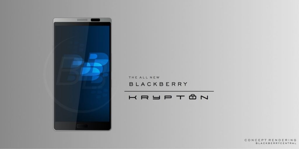 BlackBerry Krypton. Дизайн