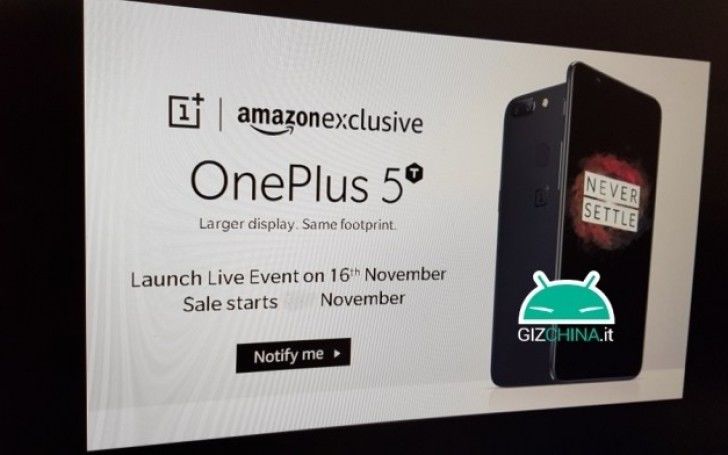 Рендерное фото флагманского смартфона OnePlus 5T