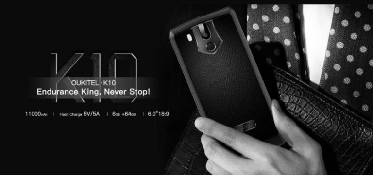 Подробиці про потужний смартфон Oukitel K10: 6 ГБ «оперативки» й акумулятор на 11000 мА·год