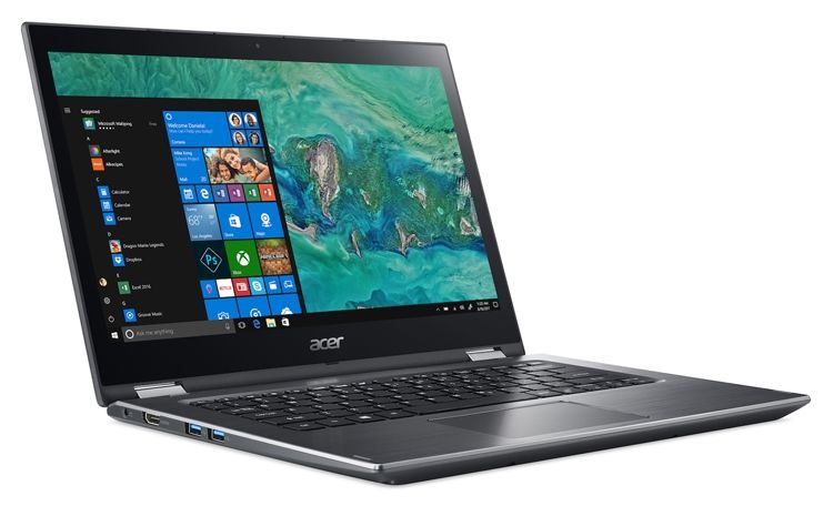 CES 2018: представлен мощный ноутбук-трансформер Acer Spin 3