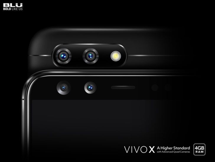 Состоялся анонс смартфона Blu Vivo X – 6-дюймовый дисплей и 4 камеры