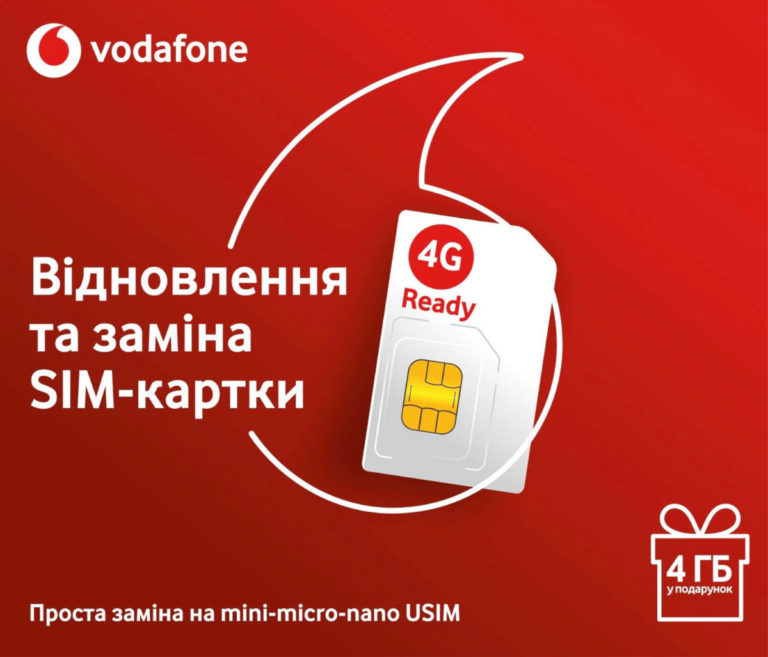 Vodafone спростив людям з проблемами слуху заміну SIM-карти