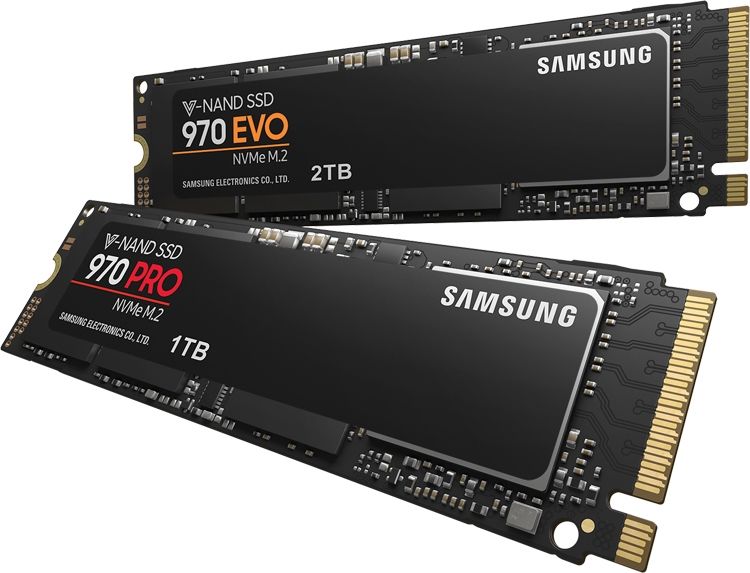 970 PRO и 970 EVO — Samsung представила новые SSD в формате M.2