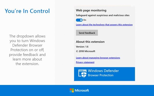 Завантажити Windows Defender Browser Protection можна з магазину Chrome.