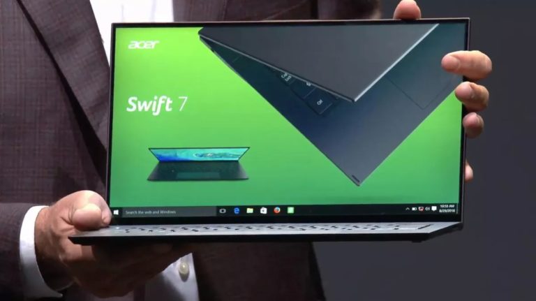 Acer Swift 7 – найтонший у світі ноутбук