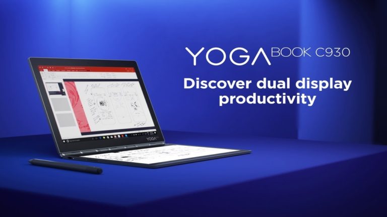 Lenovo Yoga Book C930 – ноутбук, в якому клавіатуру замінили на чорнила