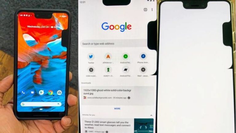 Баг Google Pixel 3 XL створює другий виріз на боці екрана