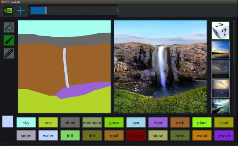 Nvidia навчила нейромережу перетворювати мазню з Paint у реалістичне зображення