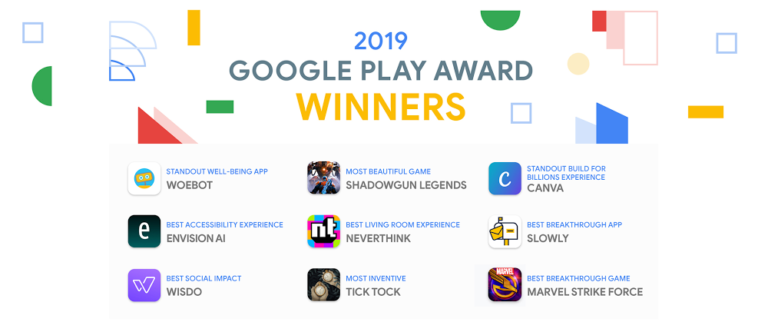 Премія Google Play Awards: названі кращі додатки року