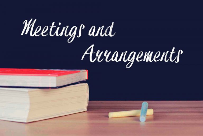 Говорімо англійською. Meetings and Arrangements