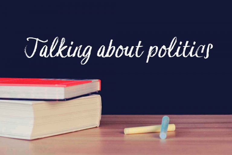 Говорімо англійською. Talking about politics