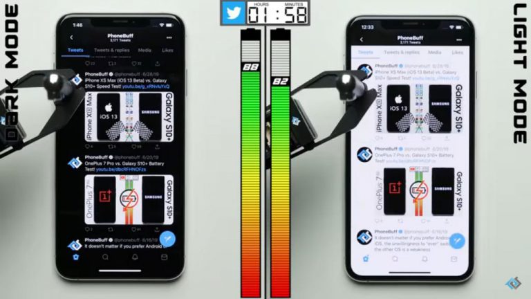 Темный режим на iPhone 11 сохраняет до 30% заряда
