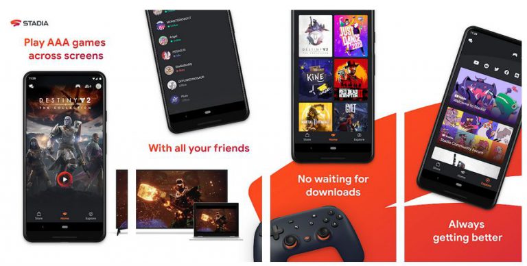 Приложение игрового сервиса Google Stadia появилось в магазине Android
