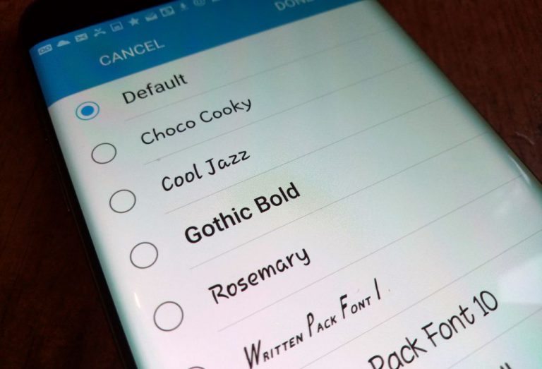 Как на Android установить индивидуальный шрифт