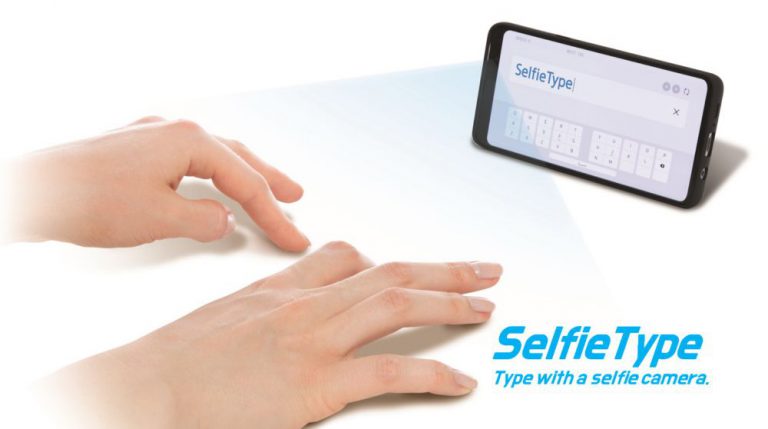 SelfieType от Samsung: фронтальная камера смартфона станет клавиатурой