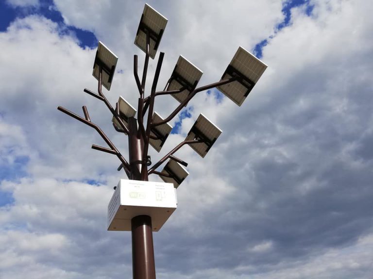 У селі на Дніпропетровщині з’явилося WiFi-дерево