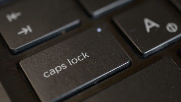 Як відключити кнопку CapsLock