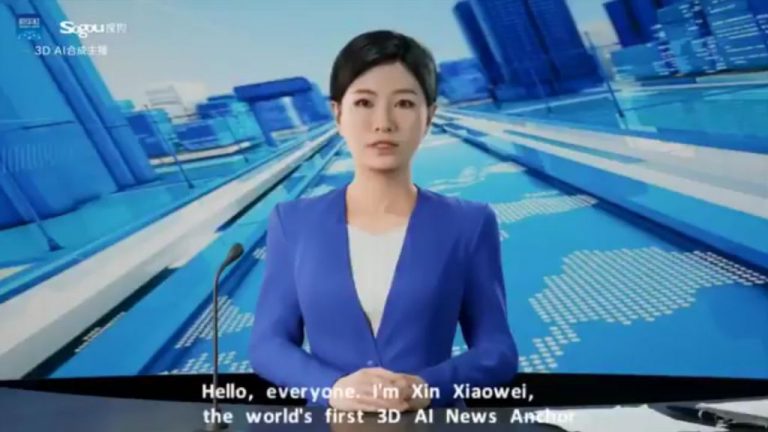 У Китаї новини почав передавати віртуальний 3D-ведучий