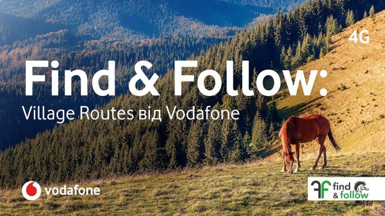 Vodafone додав чотири області до мапи туристичних маршрутів Find&Follow: Village Routes