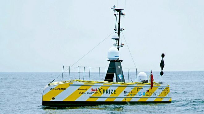 Роботизований човен завершив тритижневе сканування Атлантики