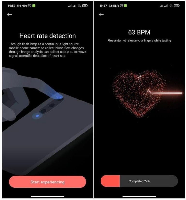 Смартфони Xiaomi вимірюватимуть пульс камерою