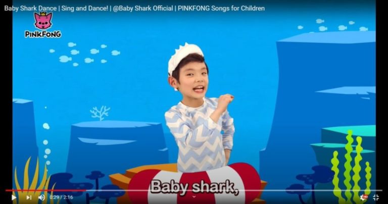 Песенка про крошечную акулу побила рекорды просмотров YouTube – это самое популярное видео в мире
