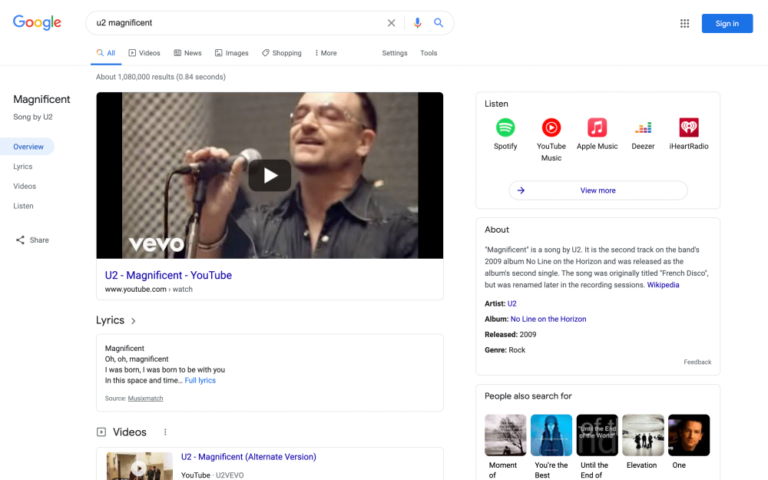 Google меняет дизайн поисковика в пользу музыки