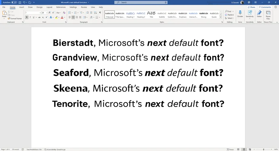 Microsoft Office змінює шрифт – уперше за 15 років
